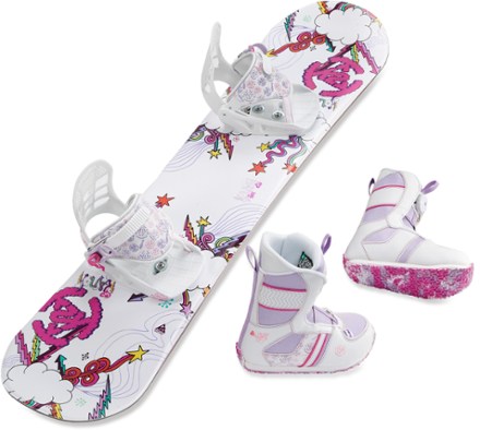 K2 Lil Kandi Grompack Snowboard/Boot/Binding Package - Girls' | REI Co-op