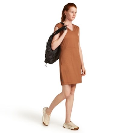 Icebreaker Merino 200 Granary V-Neck Dress 3