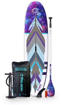 Pau Hana Moonmist TPU Inflatable Stand Up Paddle Board with Paddle - 10'