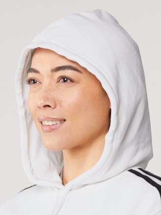 adidas 3-Stripes Crop Hoodie - Women's 4