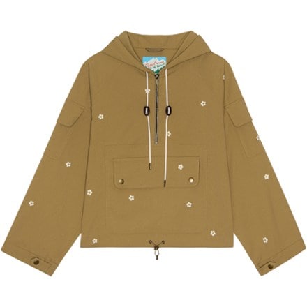 THE GREAT. OUTDOORS Embroidered Crop Trailhead Pullover - Women's 0