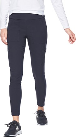 Athleta Headlands Hybrid Trek Pants Tight High Waist Black Hiking