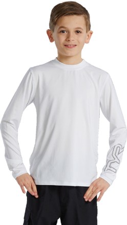 TYR SunDefense Long-Sleeve Crew Shirt - Kids' 1