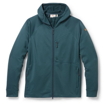 Fjallraven Fjallraven Men's Abisko Grid Fleece Hoodie  Blue L - $190.00 at REI.com