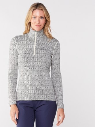 Icebreaker Merino 260 Vertex Long-Sleeve Half-Zip Herenga Base Layer Top - Women's 1