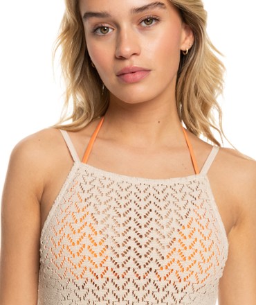 Roxy Love On The Weekend Beach Cover-Up Crochet Dress 3