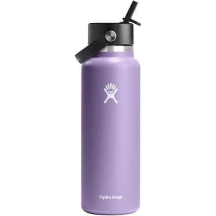 Hydro Flask Wide-Mouth Vacuum Water Bottle with Flex Straw Cap - 40 fl. oz. 0