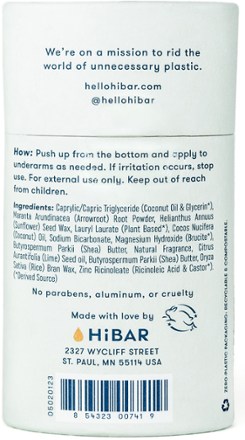 HiBAR Natural Deodorant 1