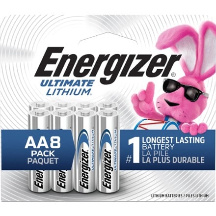 Energizer Ultimate Lithium AA Batteries - Package of 8 0
