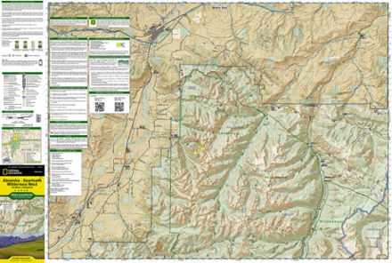 National Geographic Absaroka-Beartooth Wilderness West Map | REI Co-op