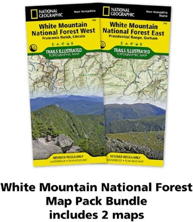National Geographic White Mountains Map Pack 1