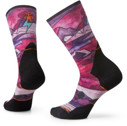 Smartwool Athlete Edition Run Print Crew Socks - Women's 0