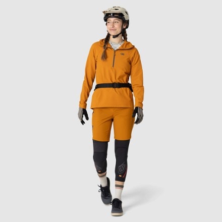 Outdoor Research Freewheel Half-Zip Bike Hoodie - Women's 3