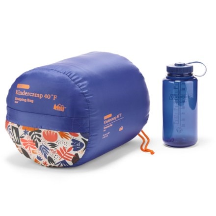 REI Co-op Kindercamp 40 Sleeping Bag - Kids' Stuff sack (32oz bottle not included)