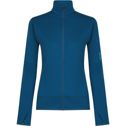 Icebreaker Merino Blend 300 RealFleece Descender Long-Sleeve Zip Base Layer Top - Women's 0