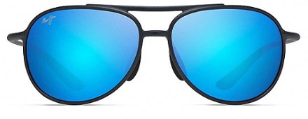 Alelele Bridge Polarized Sunglasses Matte Blue Blue Hawaii