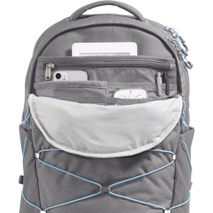 north face borealis backpack zinc grey The  Dark Heather/TNF Black The women The North Face 10L Mini