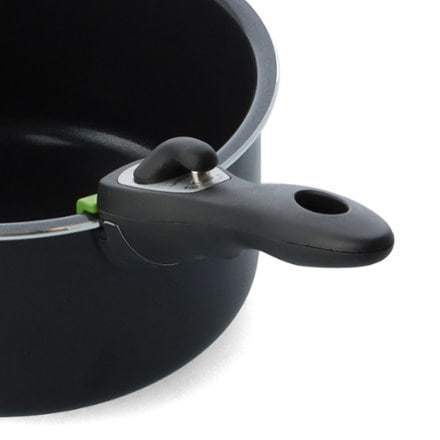 GreenPan Clip Series Ceramic Nonstick 3-Piece Saucepan Set with Removable Handle - 1.7 and 3.3 qts. 1