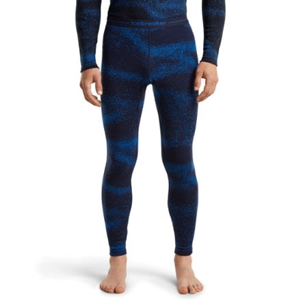 Icebreaker Merino 260 Tech Vertex Thermal Chillwave Base Layer Bottoms - Men's 0