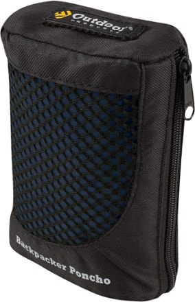 Outdoor Products Backpacker Poncho Stowed away (Navy)