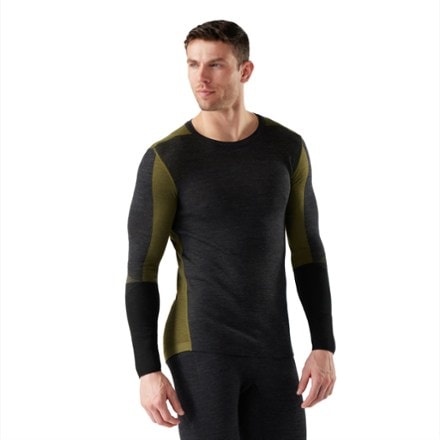 Smartwool Intraknit Thermal Merino Colorblock Crew Base Layer Top - Men's 1