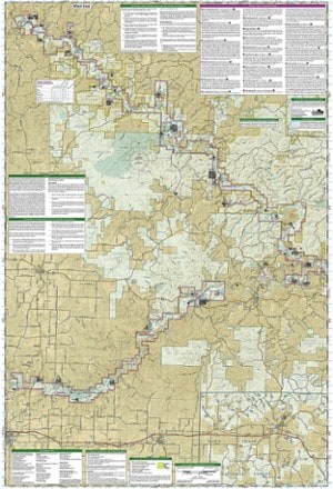 National Geographic Ozark National Scenic Riverways Topographic Map 2