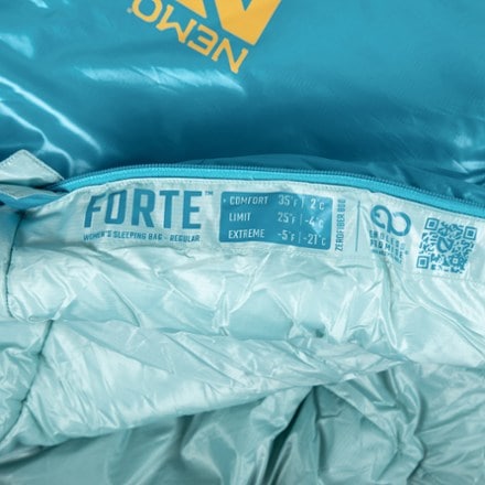 NEMO Forte 35 Endless Promise Synthetic Sleeping Bag - Women's 10