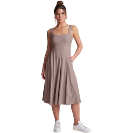Beyond Yoga Featherweight At The Ready Square Neck Dress 1