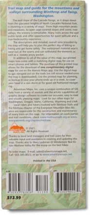 Adventure Maps Methow Valley, Washington, Map and Guide 1