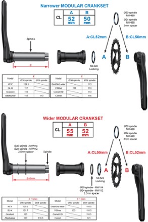 FSA SL-K BB392EVO Modular Crankset 1