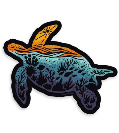 Atomicchild Sea Turtle Sticker 0