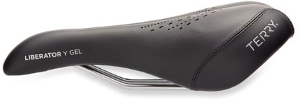 Terry Liberator Y Gel Saddle - Men's Side View (Black/Black)