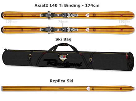 Rossignol Olympic 41 Anniversary Replica Ski Package '07/'08 REI Coop