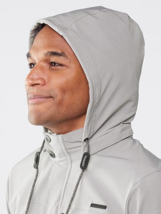 grey reflective cycling jacket