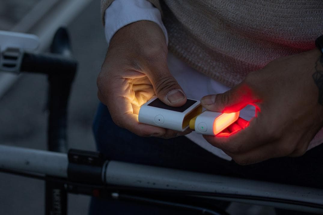 Location Image for Luci Solar Bike Light Set