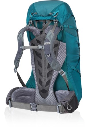 Gregory Deva 60 Pack - Women's Back view (Antigua Green)