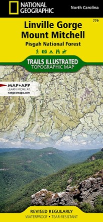 National Geographic Linville Gorge / Mount Mitchell Topographic Map 0