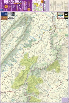 Purple Lizard Maps Shenandoah National Park Map: North 3