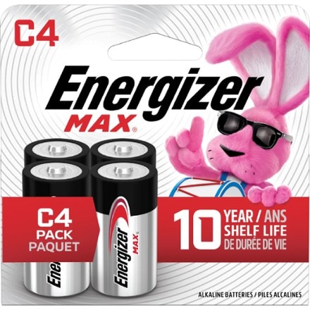 Energizer MAX Alkaline C Batteries - Package of 4 0