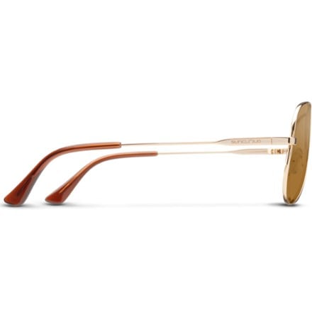 Suncloud Hard Deck Polarized Sunglasses Gold Polarized Brown