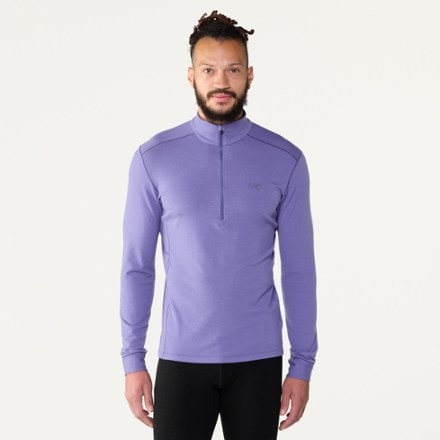 Arc'teryx Satoro Merino Wool Zip-Neck Base Layer Top - Men's 1