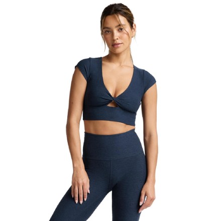 Beyond Yoga Spacedye Front Twist Crop Top - Women's 0