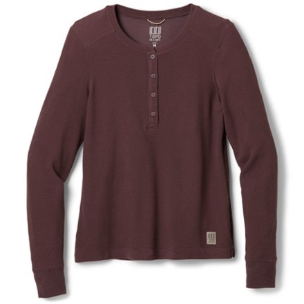 Topo Designs Global Waffle Henley Shirt - Women's 0