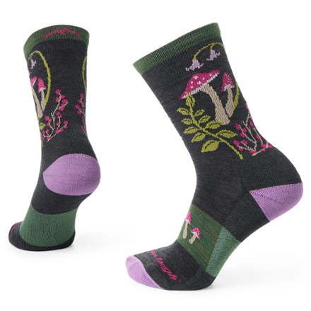 Darn Tough Mellow Mushrooms Micro Crew Lightweight Hiking Socks - Women's 1