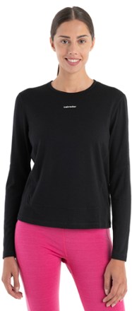 Icebreaker Merino 200 ZoneKnit Energy Wind Long-Sleeve T-Shirt - Women's 1