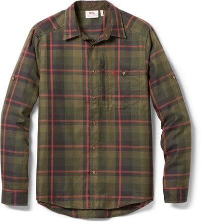 Fjallraven Men's Ovik Heavy Flannel Shirt Buckwheat Brown/Autumn Leaf / L