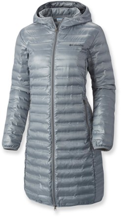 columbia long down jacket