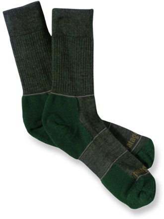 Lightweight Merino Hiking Crew Socks Forest Glen L