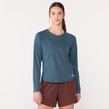 REI Co-op Swiftland High-Low-Hem Long-Sleeve Running T-Shirt - Women's 1