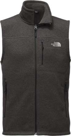 north face fuzzy vest